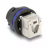 Delock 67047 RJ45 Cat.6A paneeliin asennettava naaras LSA-liitännällä, musta