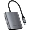Satechi-keskitin Power Delivery -tuella, 4 x USB-C 3.2
