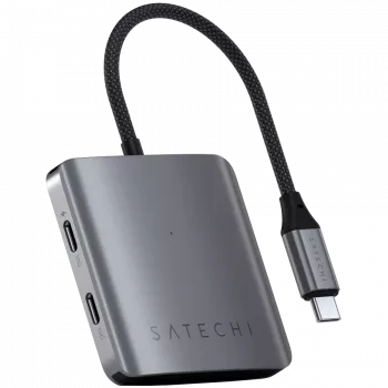 Satechi-keskitin Power Delivery -tuella, 4 x USB-C 3.2
