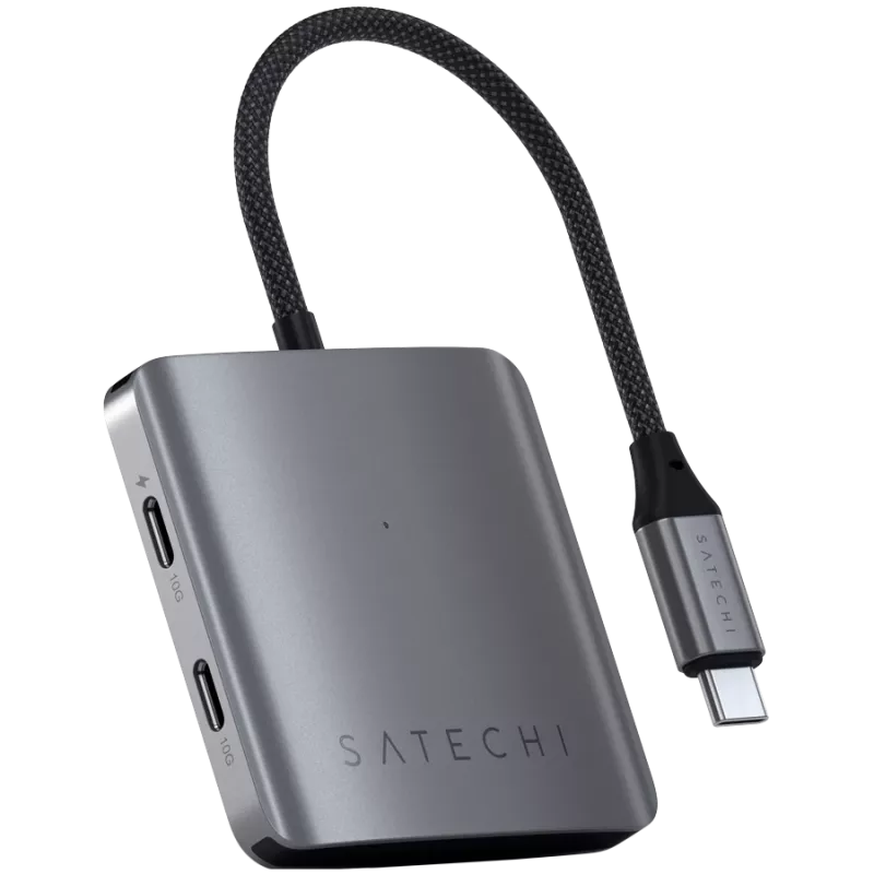 Satechi-keskitin Power Delivery -tuella, 4 x USB-C 3.2