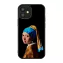 iKins suojakotelo Apple iPhone 12 mini – kuosi: Tyttö ja helmikorvakoru