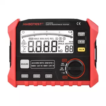 Habotest HT2302 digitaalinen maadoitusvastusmittari