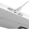 Sharkoon OfficePal K30W valkoinen DE-asettelu Rubberdome