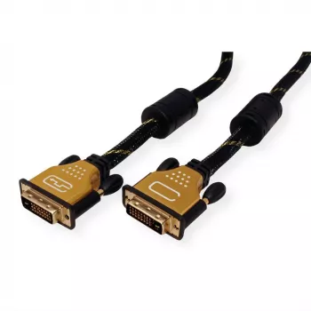 ROLINE GOLD monitorikaapeli DVI, ST-ST (24+1) dual link 2,0m (11.04.5512)