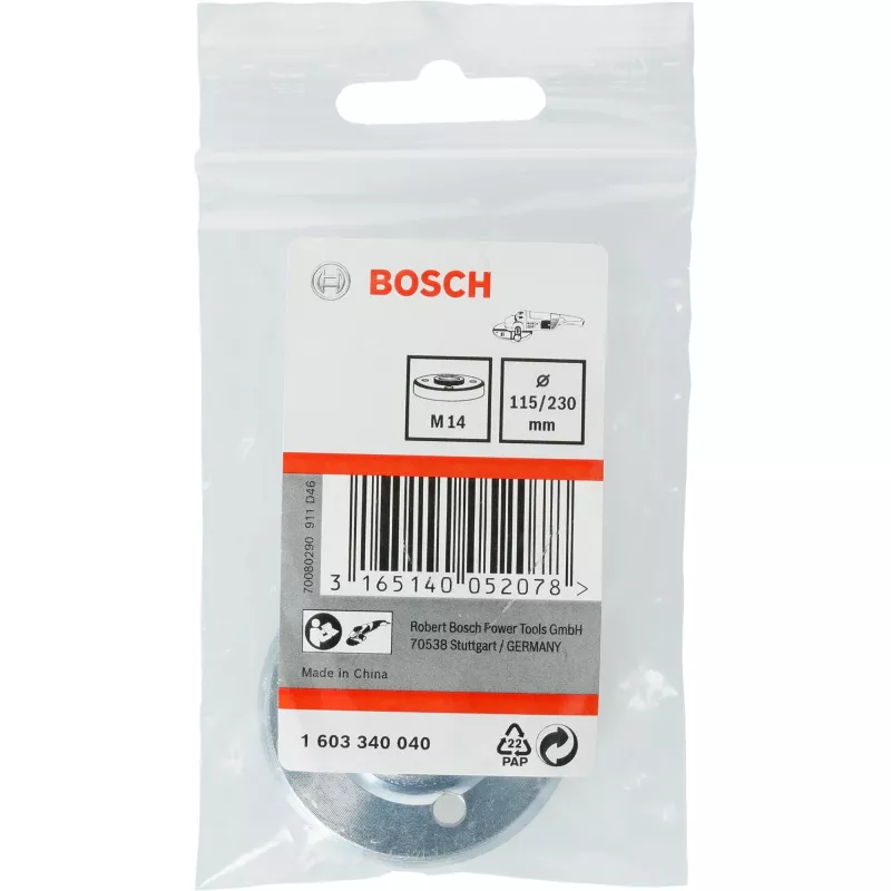 Bosch varmuusmutterit, laippamutteri, Bosch, hopea, metalli