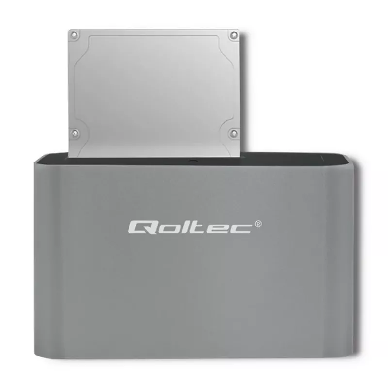 Qoltec 5315 telakointiasema HDD/SSD | 2.5/3.5 SATA | USB 3.0