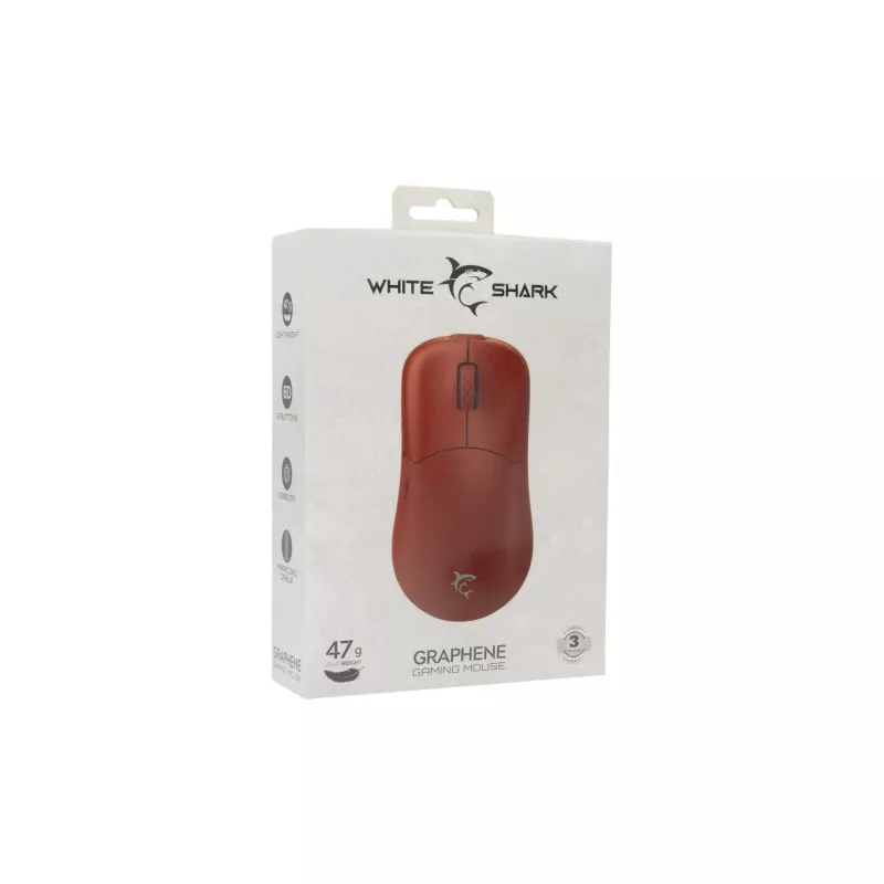 Hiiri White Shark GM-5014 Graphene punainen USB