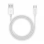 PEDEA pikalataus- ja datakaapeli USB-A/USB-C®, 1 m, valkoinen (60040121)