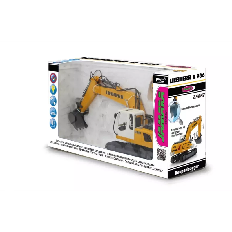 JAMARA Liebherr R936, kaivinkone, 1:20, 8 vuotta, 1,22 kg