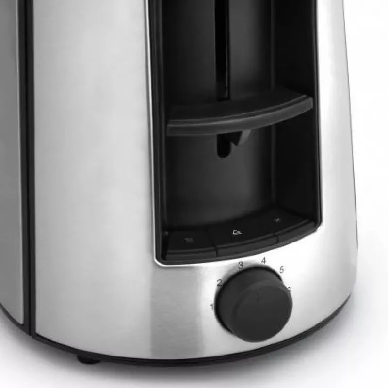 Leivänpaahdin WMF Bueno Pro 6 — 2 viipaletta, 870 W, hopea/musta