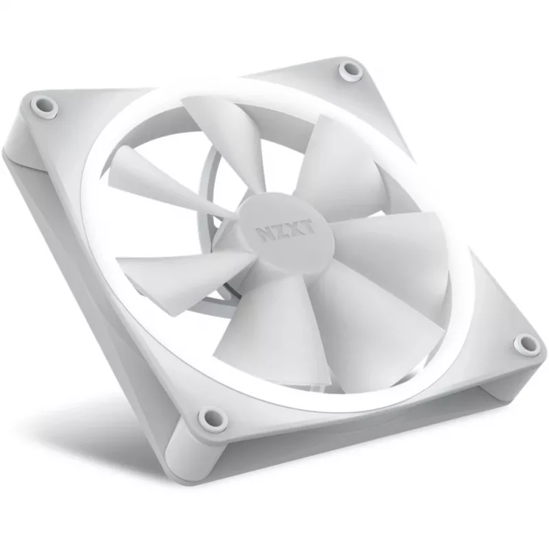 NZXT F140 RGB 140mm valkoinen yksittäinen tuuletin