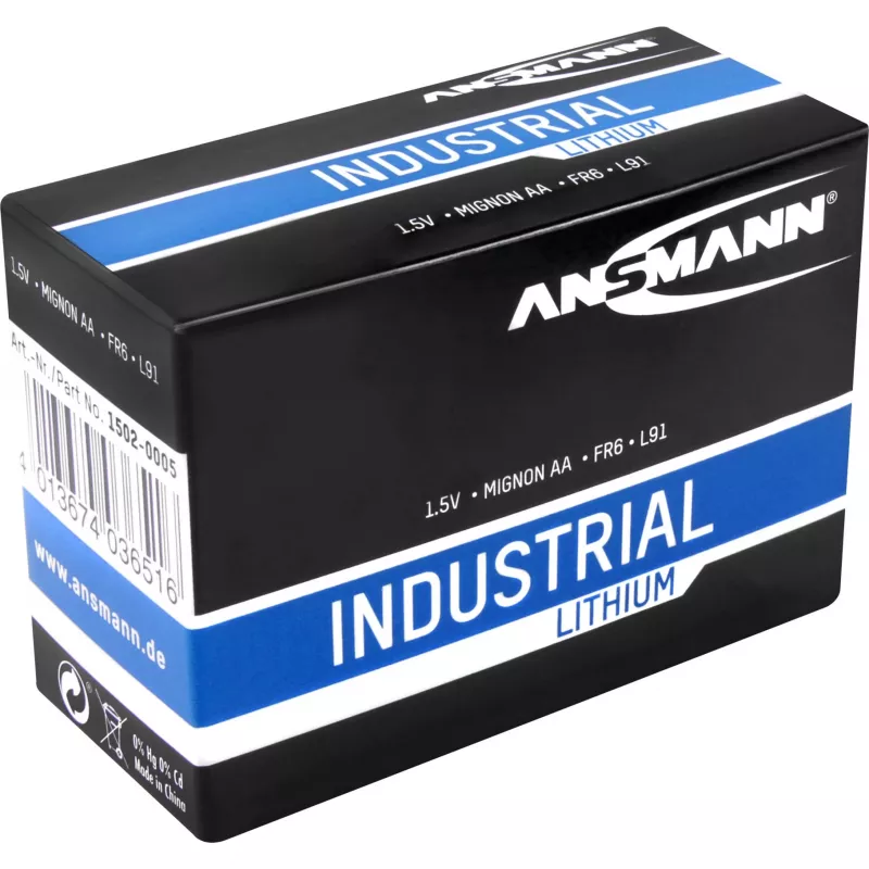 Kertakäyttöparisto Ansmann 1502-0005 AA litium