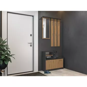 Naulakkokaappi top e shop GAR ANT/ART 1 kierto-ovella, 850×240×1600 mm
