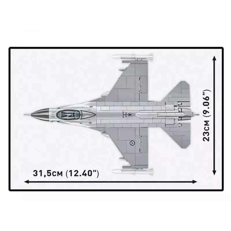 Cobi rakennussarja F-16AM Fighting Falcon, 495 osaa, pienoismalli mittakaavassa