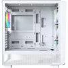 PC-kotelo Montech X5 Midi Tower valkoinen ATX 3x 140 mm tuuletin