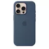Silikonikotelo MagSafe-yhteensopiva iPhone 16 Pro - denim