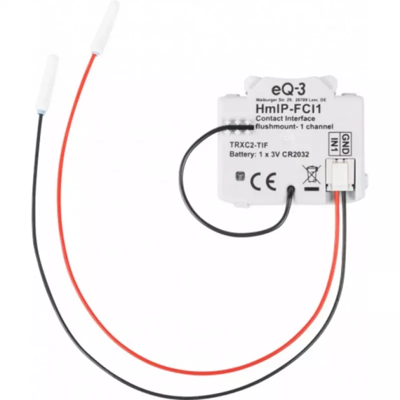 Homematic IP 153489A0 älykodin radiolähetin, paristokäyttöinen, seinäasennus, RF Wireless