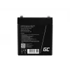 Green Cell AGM45 UPS-akku, sinetöity lyijy-happo (VRLA), 12 V, 5,3 Ah