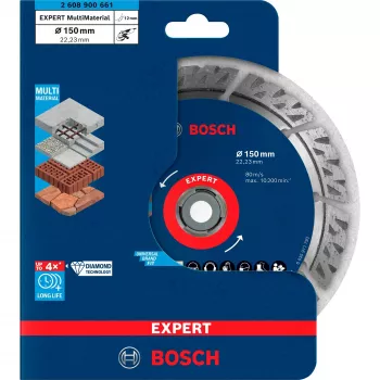 Bosch Expert MultiMaterial timanttikatkaisulaikka, 150 mm, 2608900661