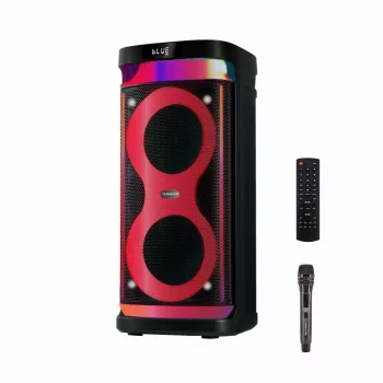 Kannettava kaiutin MANTA SPK0601B100, 100 W, Bluetooth, karaoke, langaton mikrofoni, akku, taajuuskorjain, diskovalot