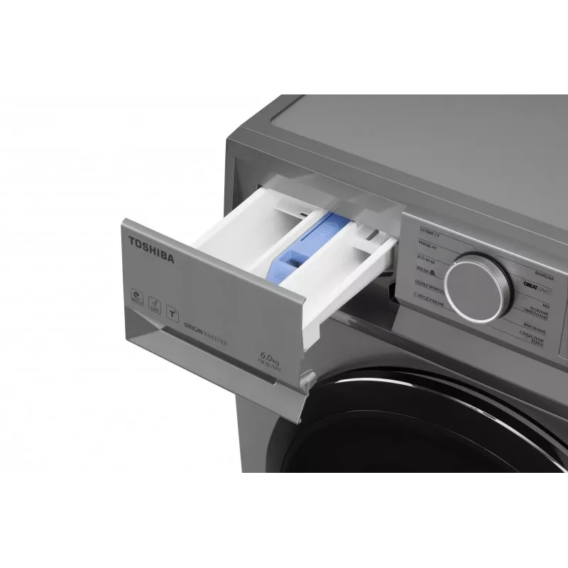 Pesukone Toshiba ohut TW-BL70A2PL(SS), 7 kg