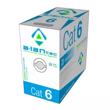 A-LAN KIU6PVC305 verkkokaapeli harmaa 305 m Cat6 U/UTP (UTP)