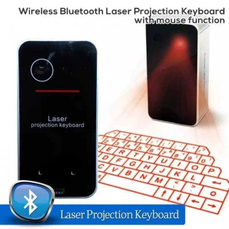 Laservirtuaalinäppäimistö Doy malli kompakti kannettava virtuaalinen Bluetooth-näppäimistö