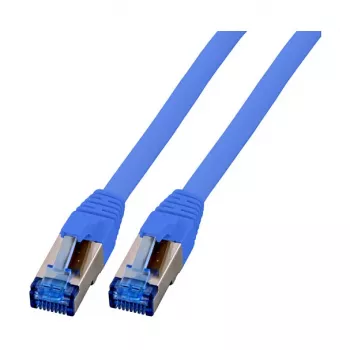 EFB-Elektronik RJ45-patchkaapeli Cat.6A S/FTP TPECat.7 kaapelikelalta superflex sininen 1 m Valmistaja: EFB Elektronik (K5525FBL.1)