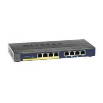NETGEAR GS108PP hallitsematon Gigabit Ethernet (10/100/1000) Power over Ethernet (PoE) musta