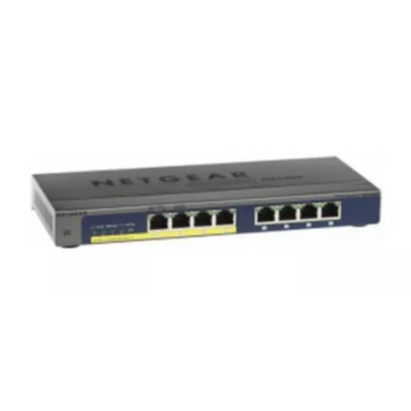 NETGEAR GS108PP hallitsematon Gigabit Ethernet (10/100/1000) Power over Ethernet (PoE) musta