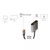 LogiLink CUA0103 USB 3.2 Gen1 Type-C - HDMI-A-kaapeli 0,15 m musta harmaa