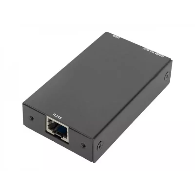 Digitus DVI-dongle modulaarisille KVM-konsoleille RJ45-DVI musta 1080p