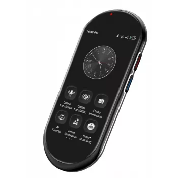 Kannettava puheentulkki MAXCOM MT100 4G, monikielinen puheentulkkaus, kompakti käsilaite