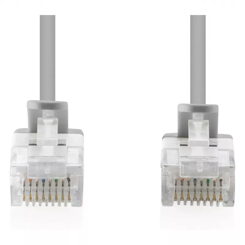 Verkkopatchkaapeli DIGITUS CAT6 U-UTP ohut, 3 m, harmaa