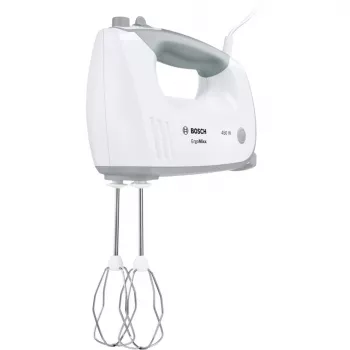 Käsivatkain Bosch MFQ36400 — 450 W, 5 nopeutta, turbo, 1,3 m johto, harmaa/valkoinen