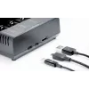 Akkulaturi Gembird BC-USB-02 USB litiumioni NiCd NiMH