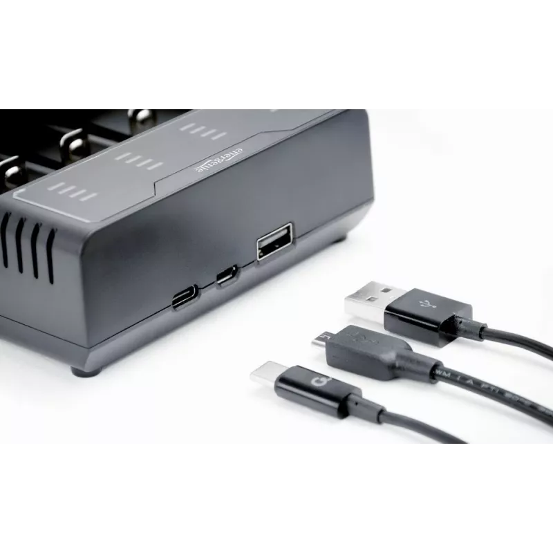 Akkulaturi Gembird BC-USB-02 USB litiumioni NiCd NiMH