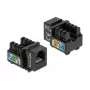 DeLOCK 86468 Keystone-moduuli litteä musta RJ-12