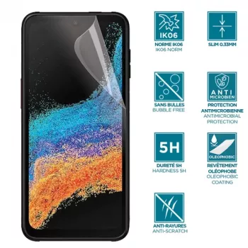 Kirkas näytönsuojakalvo Mobilis 036271 Samsung Galaxy Xcover 6 Pro antibakteerinen pöly naarmuuntumaton iskunkestävä