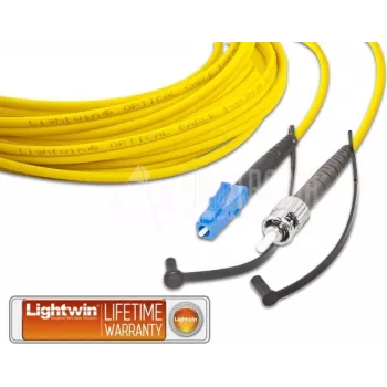 Lightwin korkealaatuinen simplex-kuitu-patchkaapeli, SM, LC - ST kuitu-patchkaapeli (LSP-09 LC-ST 2.0)