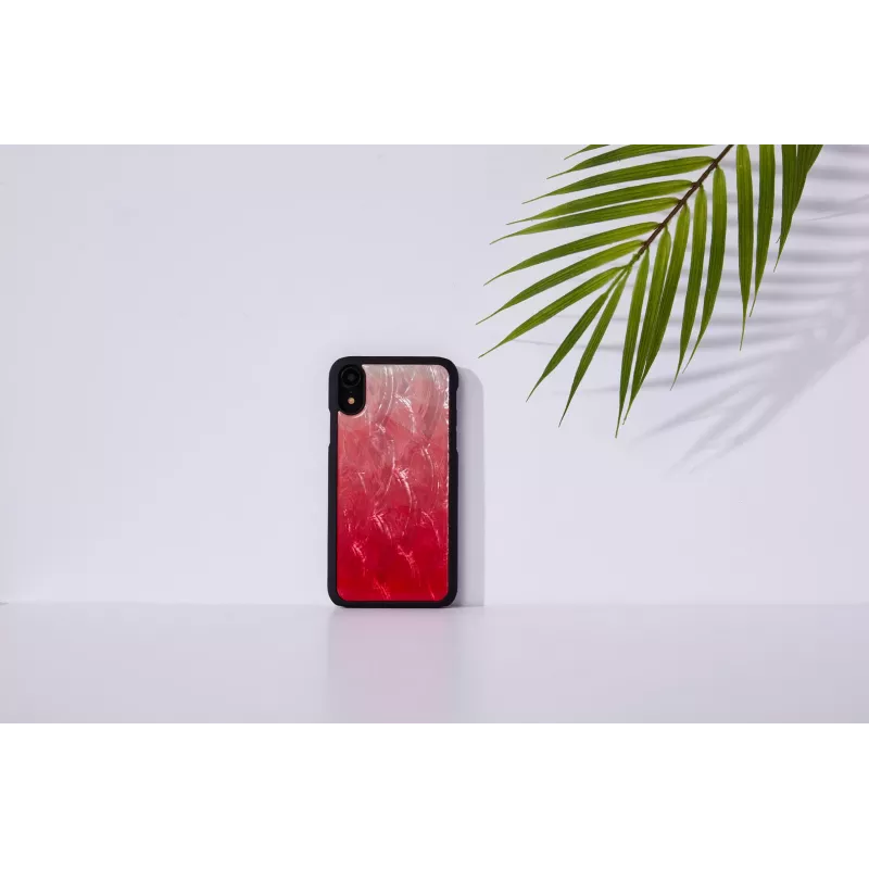 iKins puhelinkotelo iPhone XR — pink lake ja musta kaksivärinen suojakotelo