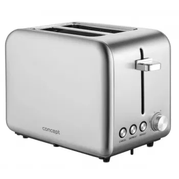 Leivänpaahdin Concept Solution TE2050 – 2 viipaletta, 950 W, ruostumaton teräs, 280×160 mm