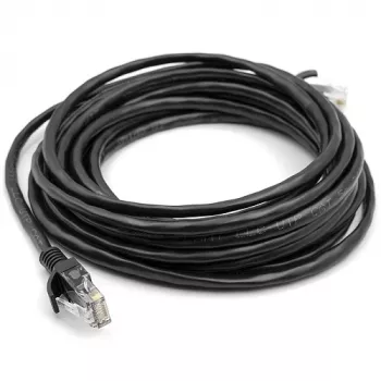 Cat5E UTP -kaapeli, 5 m, musta