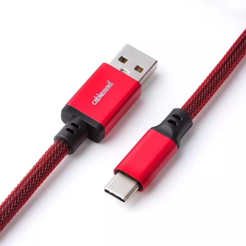 Cablemod CM-CKCA-CR-KR150KR-R USB-kaapeli 1,5 m USB A USB C punainen