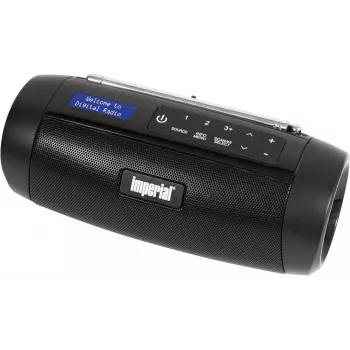 Kannettava kaiutin Telestar Bluetooth-kaiutin Dabman Go musta
