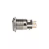 DimasTech ilkivaltasuojattu painonappi 19 mm Silverline Dot RGB PD210