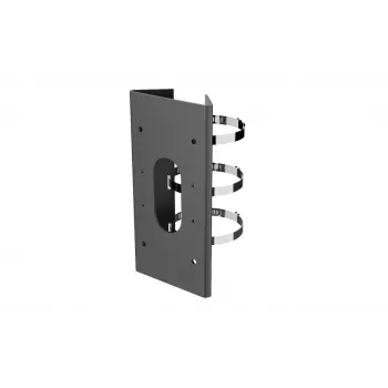 Hikvision DS-1475ZJ-SUS pystysuuntainen tolppakiinnike, musta, ruostumaton teräs