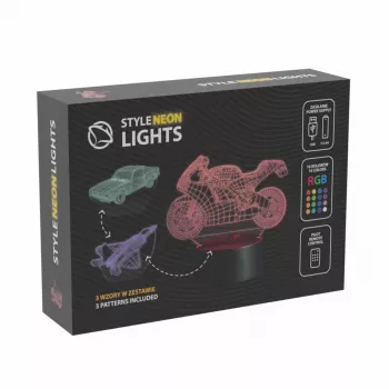 LED-koristevalaisin ajoneuvoihin MANTA SNL121RGB RGB 3D valo autoihin ja moottoripyöriin