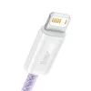 Baseus Dynamic kaapeli USB–Lightning, 2,4 A, 2 m (violetti)