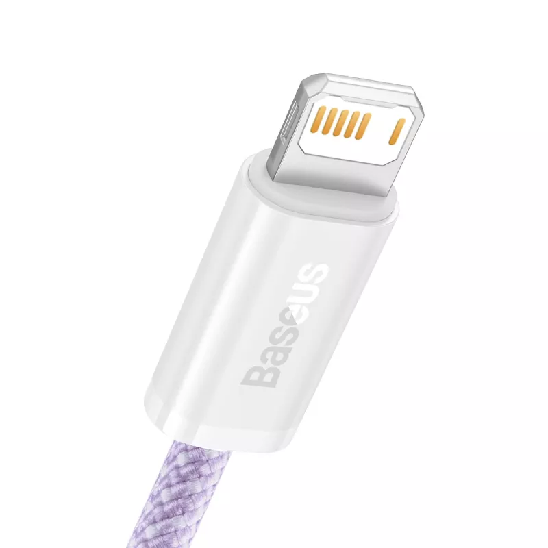 Baseus Dynamic kaapeli USB–Lightning, 2,4 A, 2 m (violetti)